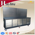 Heavy duty 10ft metal work bench for workshop